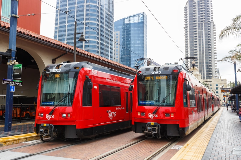 San Diego trolleys